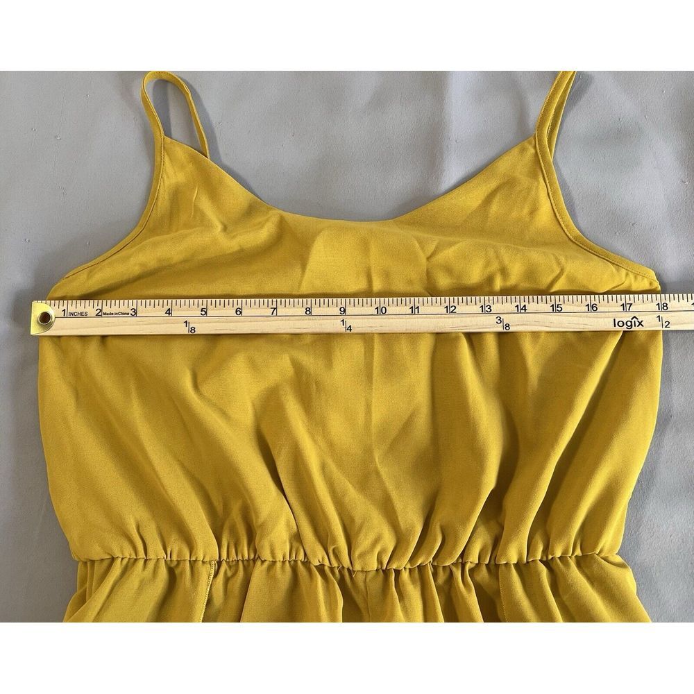 Emery Rose Jumpsuit Yellow Sz Large NWT Women's - Picture 4 of 12